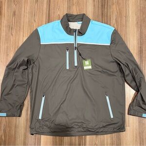 Above the links Men’s XXL Windproof Waterproof 1/4 zip Pullover Jacket